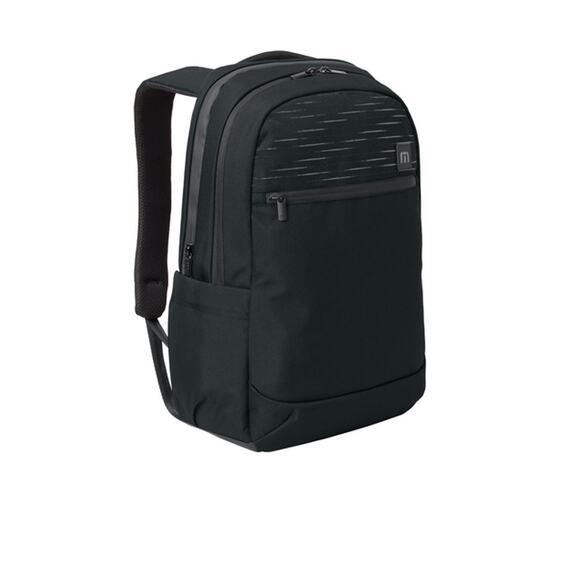 TravisMathew 22L Approach Backpack Black 15" Laptop Fleece Sunglasses Pocket - Picture 3 of 10